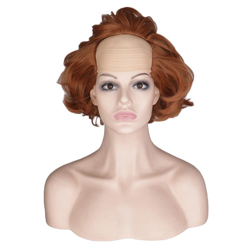 

QQXCAIW Short Wig It Chapter Two 2 Horror Cosplay Halloween Costume Heat Resistant Synthetic Hair Wigs, As pic