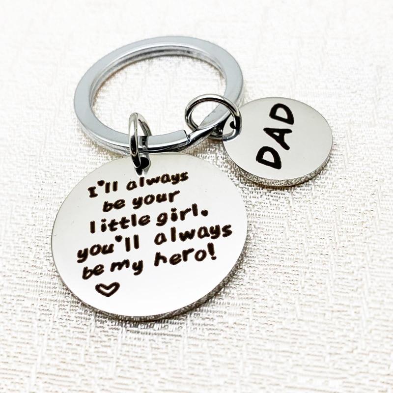 

Keychains D7WB Dad Gifts Keychain Christmas Mother Present Birthday For Daddy Mom