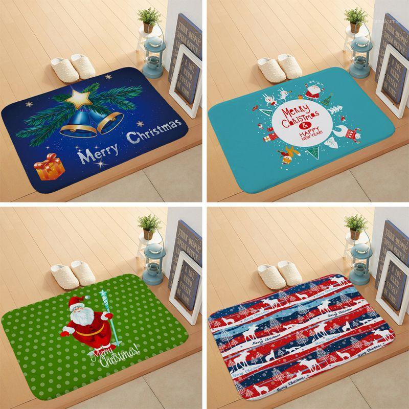 

Christmas Door Mat for Living Rooms Carpet Anti Slip Floor Mats for Home Christmas Ornaments New Year1, A3