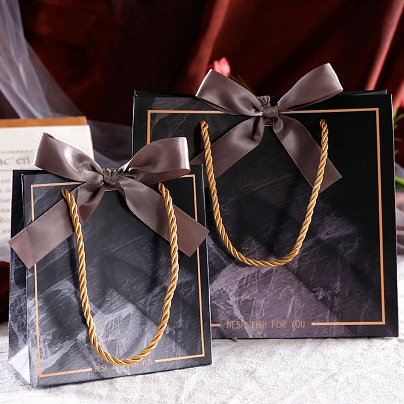 

10pcs Marble Gift Bag Box for Party Baby Shower Paper Chocolate Boxes Package/Wedding Favours Birthday gifts papieren candy Boxe