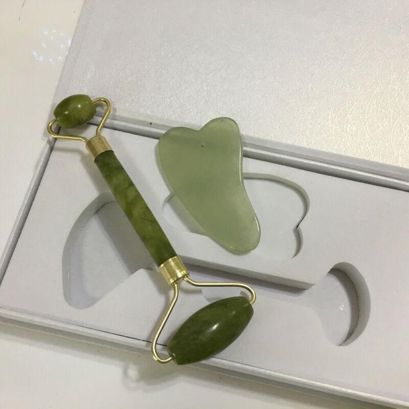 

New Style Hot Summer Fashion Latest Ancient Face Body SPA Massage Roller Facial Massager Jade Stone Anti-aging 2020 Patchwork