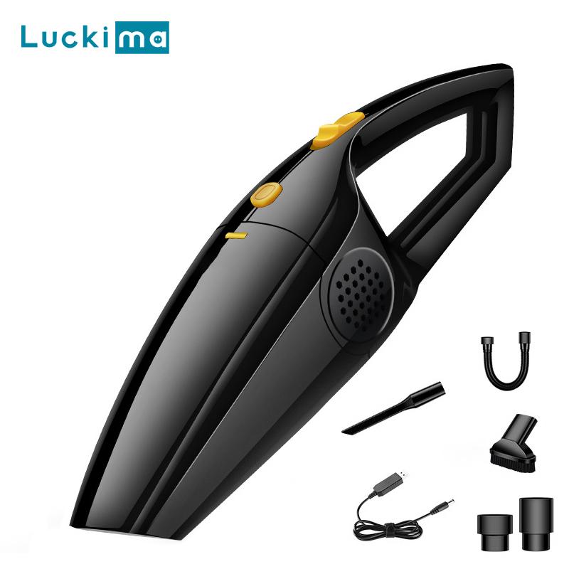 

Portable Wireless Handheld Vacuum Cleaner for Car Home 120W Powerful Auto Coche Aspirador Wet/Dry USB Charging HEPA 5M Wire
