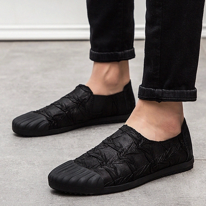 

2020 Men Shoes genuine Leather Loafers Casual Shoes Men slip on Flats Moccasins Soft For Men Shoes moccasins Male Piergitar #oy6W