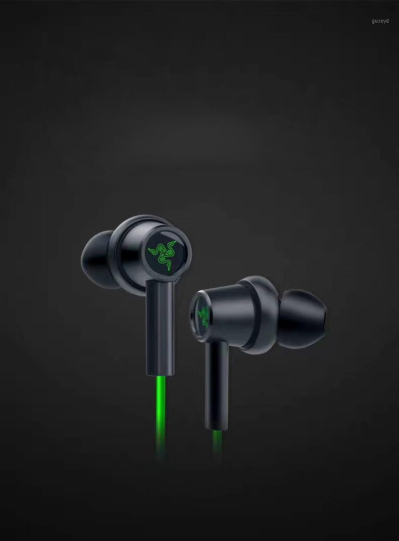 

headset gamer Gamepad Headset With Microphone Earpiece For PS4 Controller Earphones 3.5mm sports Earbuds for razer hammerhead du1, Green