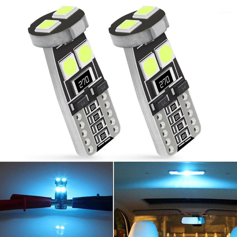 

2x Canbus T10 blue Led Car Light Canbus W5W t10 Led 194168 3030SMD White red Door Step License Plate Lights Bulbs Universal Cars1, As pic