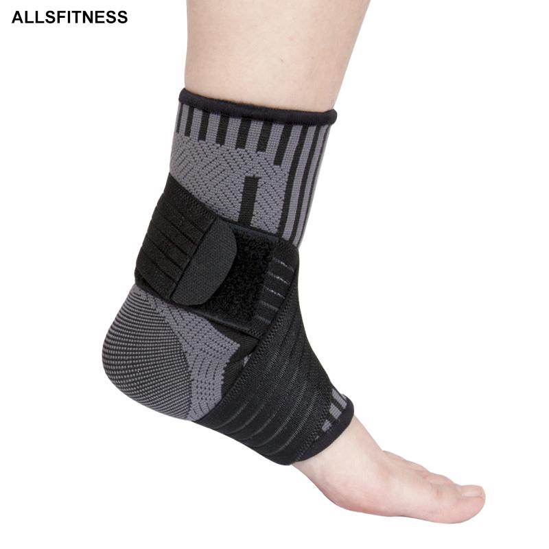 

2 PCS Protective Football Adjustable Ankle Support Basketball Ankle Brace Compression Nylon Anti-Slip Strap Belt Protector