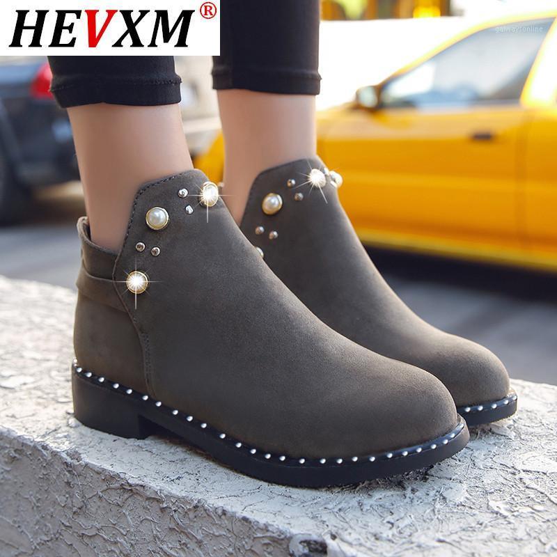 

Fashion Boots Snow Winter Ankle Boots Women non-slip Zipper shoes Bottes Female Rhinestone Shoes Warm Plush Insole Botas Mujer1, Black