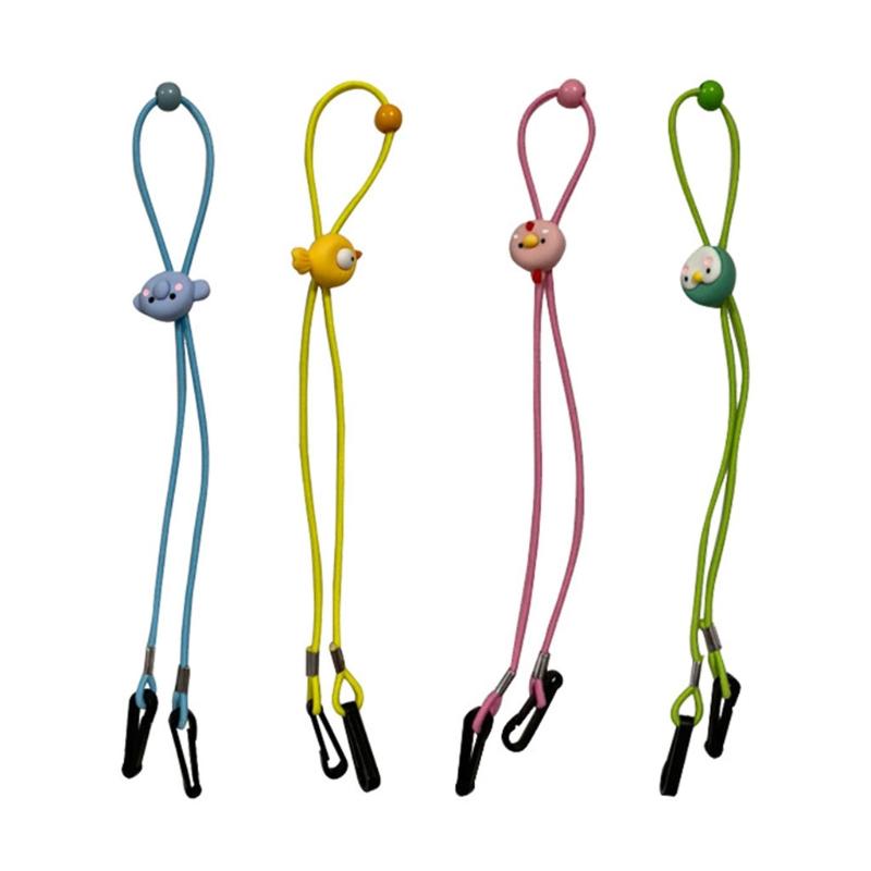 

Adjustable Face Mask Lanyard Holder Mouth Cover Extension Cartoon Neck Strap L41B