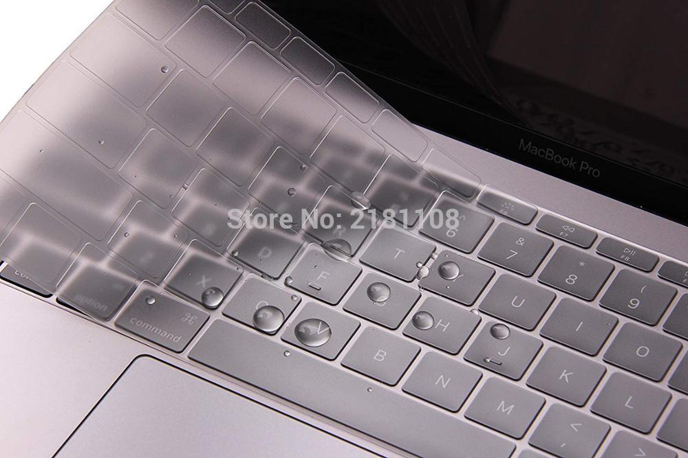 

2020 TPU Transparent Clear Keyboard Cover Skin Sticker for New with Touch Bar US Version A2179 EU US Japan Versio