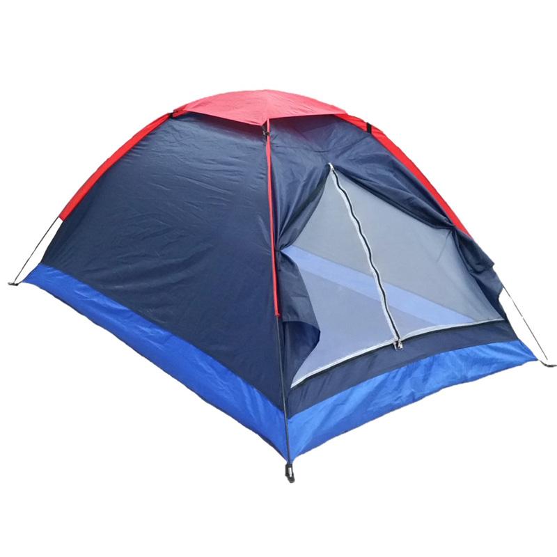 

Hot Outdoor Double Camping Tent Single-Layer Beach Tent Outdoor Travel Windproof Waterproof Awning Ultralight