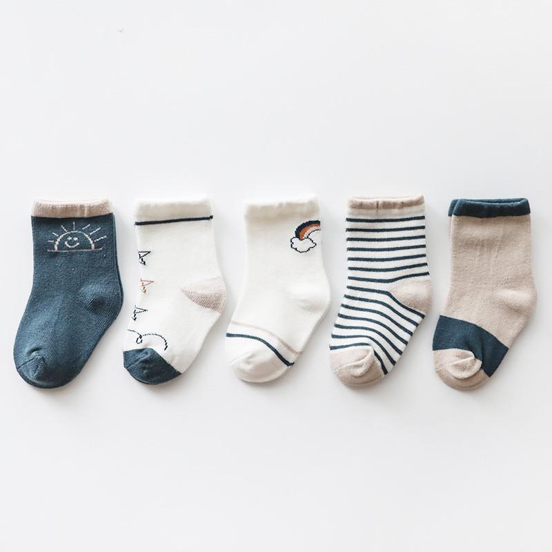 

New 5Pairs/lot Infant Baby Socks Winter Autumn Baby Socks for Girls Cotton Newborn Boy Toddler Boys Accessories1