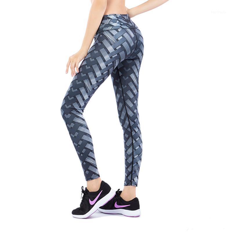 

2020 Explosion Models Trousers Braided Rope Printing Slim Yoga Sweatpants Bottoming Pencil Pants Women1, Black