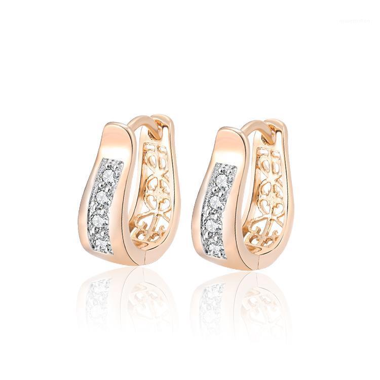 

Sale 2020 Crystal Earring Gold-Color Hoop Earrings For Women Brinco Earings Fashion Free Shipping 25E18K-961