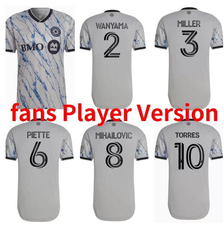 

2022 2023 Montreal Impact SOCCER JERSEYS 22 23 fans player version PIETTE QUIOTO BINKS jersey MIHAILOVIC WANYAMA football shirt maillot de futol