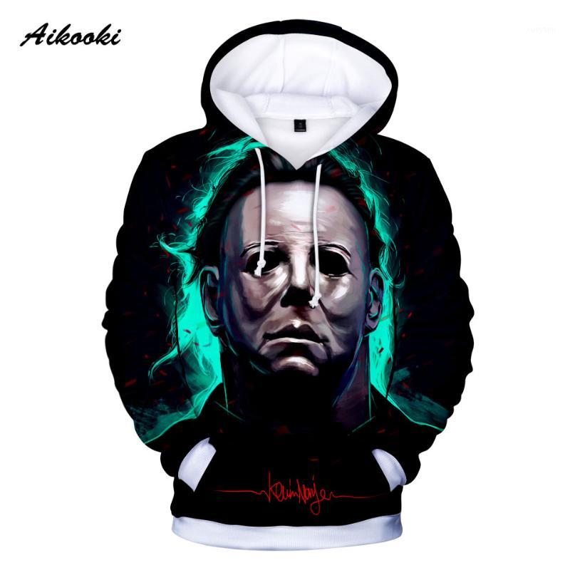 

New Desing Men/Women Michael Myers halloween Cosplay 3D Hoodies 3D Print Autumn Winter Hooded Sport Clothes Halloween Hoodies1, Gray