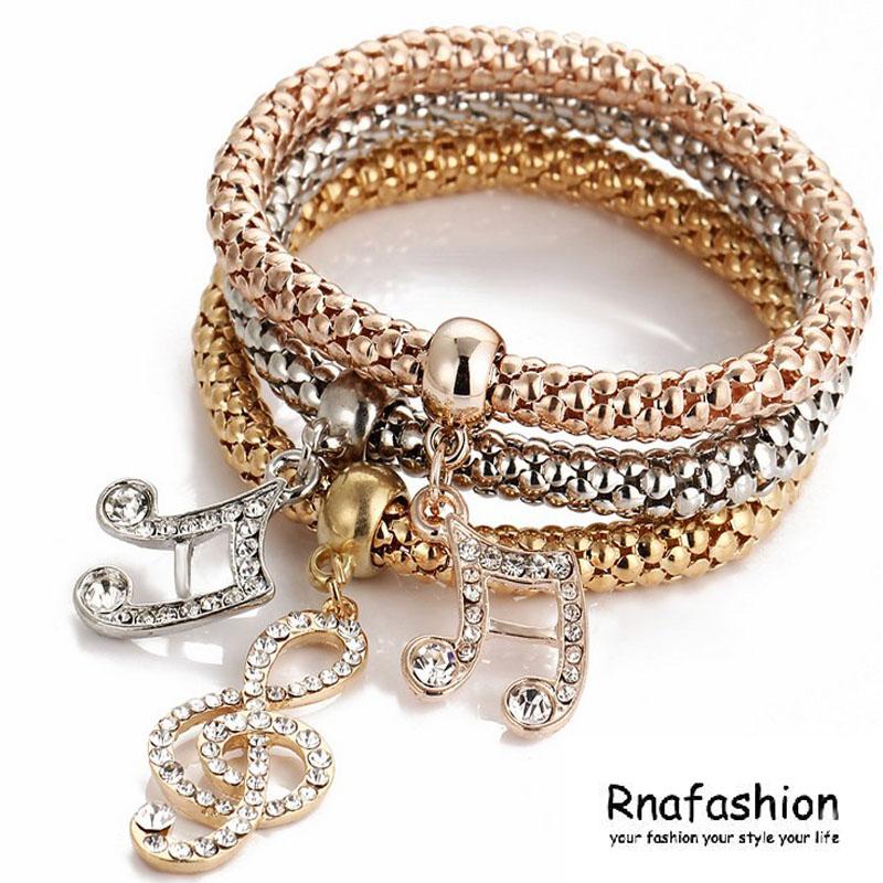 

Fashion Jewellery NEW 2020 Wedding Gold Color Bracelets & Bangles Bracelet for Women Metal Chain For Trendy Gift