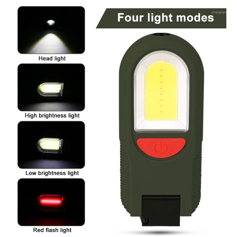 

COB LED Working Light with Magnet&Hook 90 Degrees Bendable Torch Inspection Work Lamp Folding Camping Lamp 4 Modes1