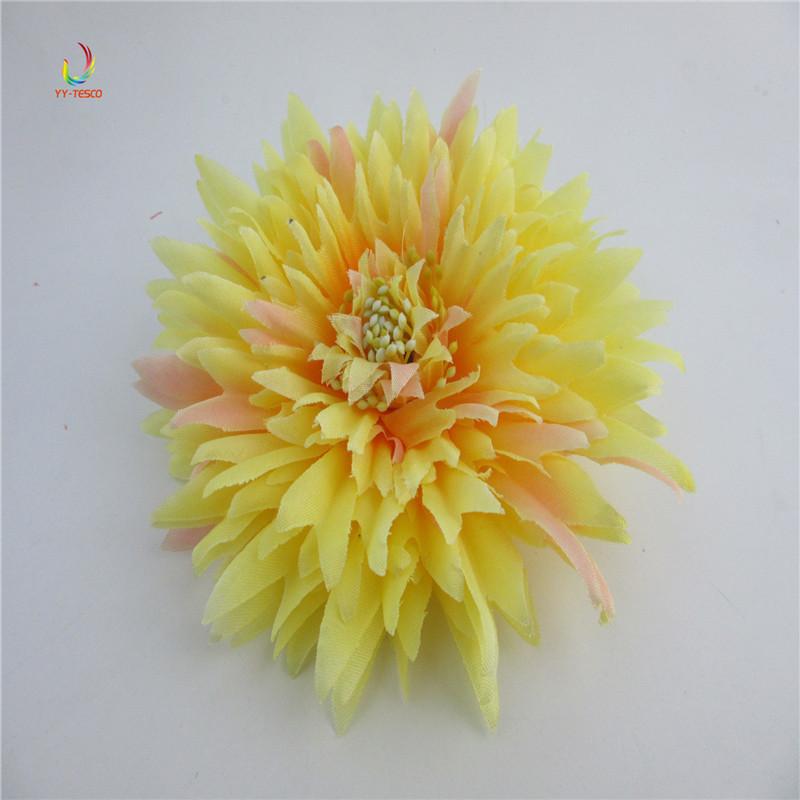

100PCS High Quality Artificial Silk Flowers Head For Home Wedding Party Decoration Wreath Scrapbooking Fake yellow Flowers DIY, Purple