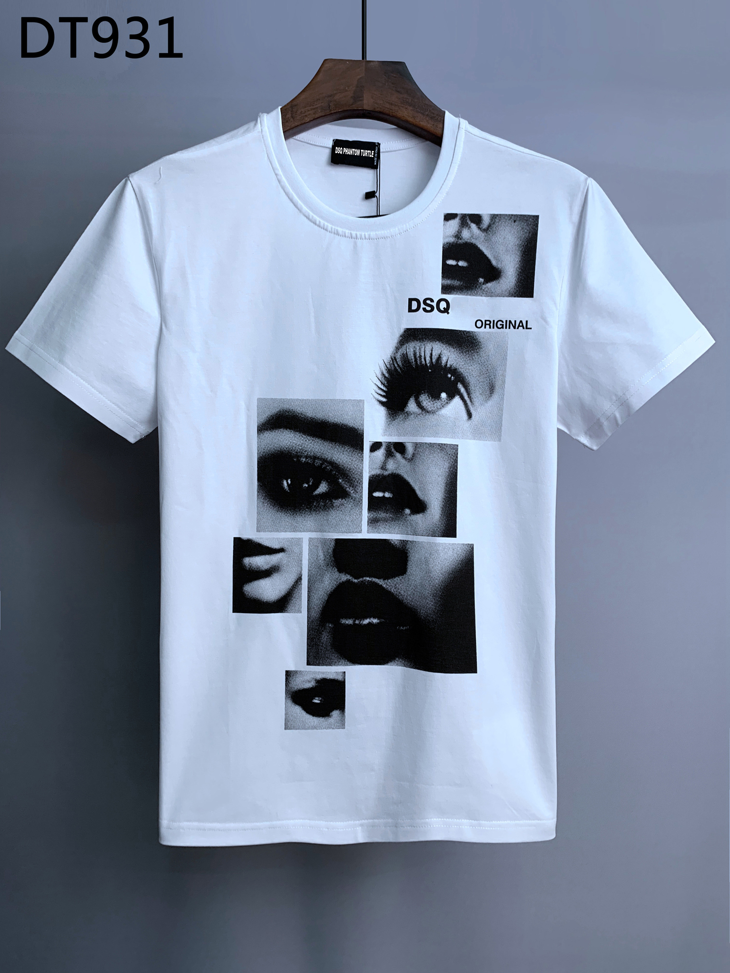 

DSQ PHANTOM TURTLE 2022SS New Mens Designer T shirt Paris fashion Tshirts Summer DSQ Pattern T-shirt Male Top Quality 100% Cotton Tops 158296, White