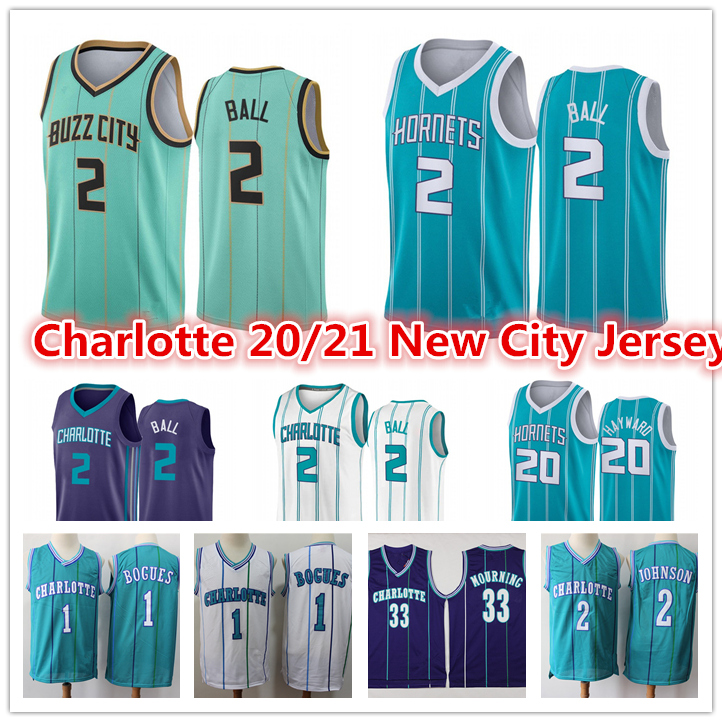 

Men's LaMelo 2 Ball Charlotte Jersey Hornets Vintage Muggsy 1 Bogues Larry 2 Johnson 30 Curry Alonzo 33 Mourning Basketball Jerseys, Black;red