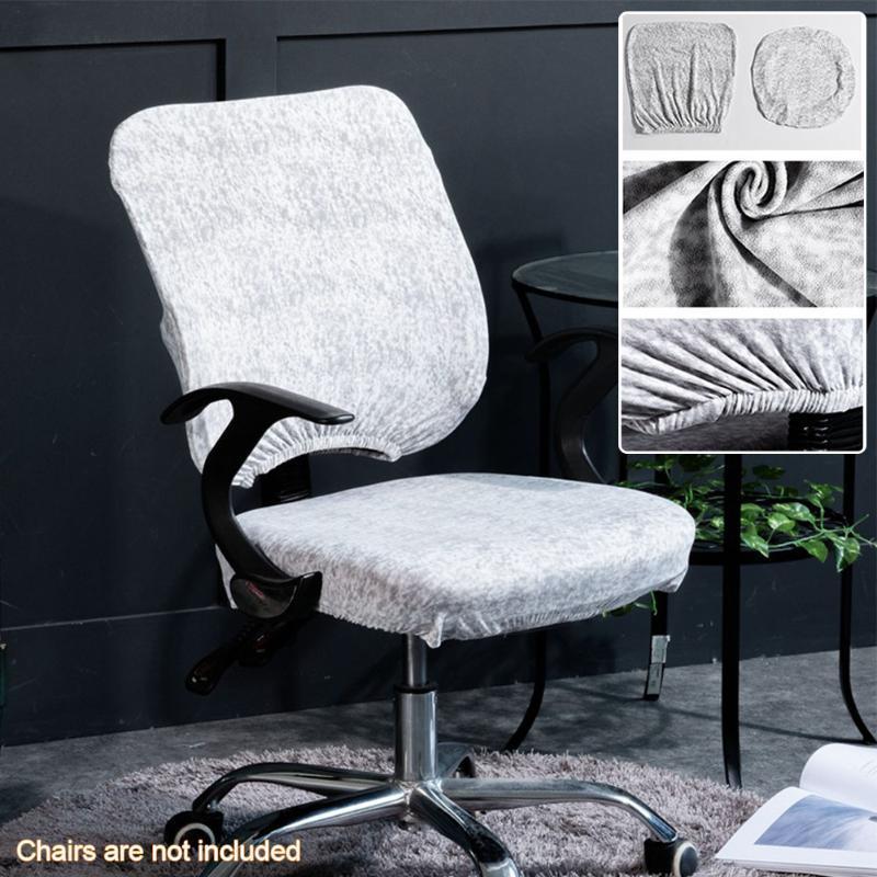 

Modern Separate Dustproof Universal Home Swivel Chair Cover Stretchable Removable Slipcover Washable Computer Office Polyester1