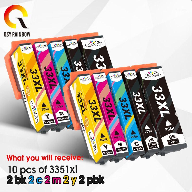

10pcs 33XL T3351 T3361 T3362 T3363 T3364 Compatible Ink Cartridge For XP900 XP7100 XP530 XP630 XP635 XP830 XP540 XP6401 Cartridges