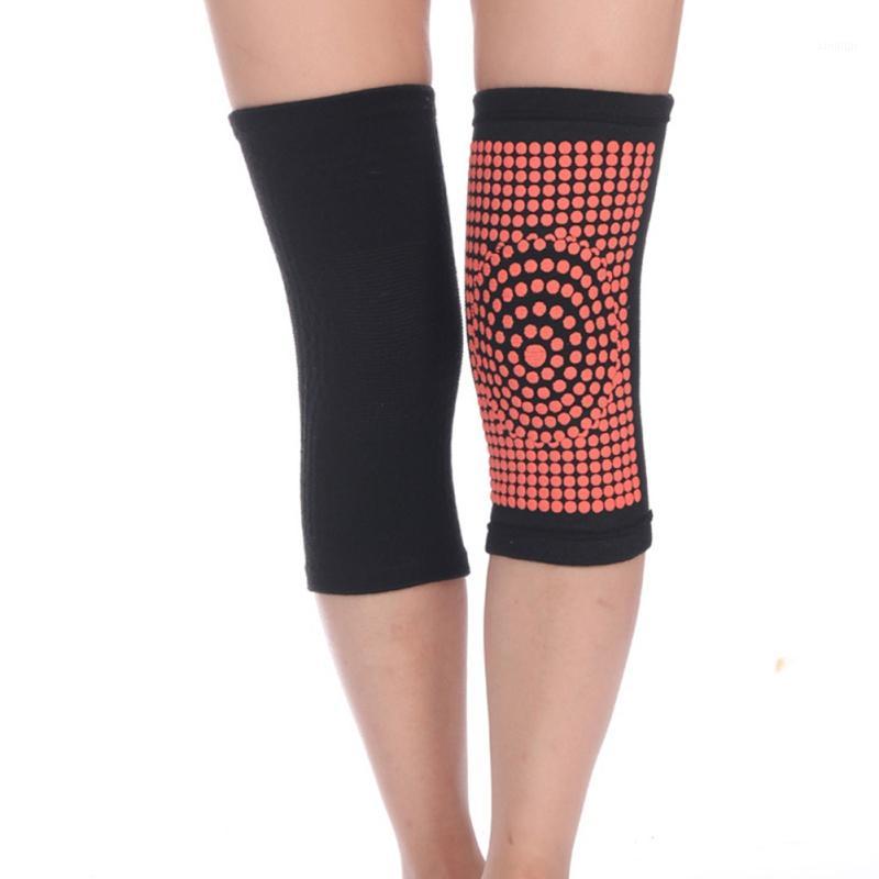 

1 pair Self-Heating Knee Support Elastic Anti-slip Knitted Warm Knee Brace For Arthritis Joint Pain Relief And Recovery1, Black