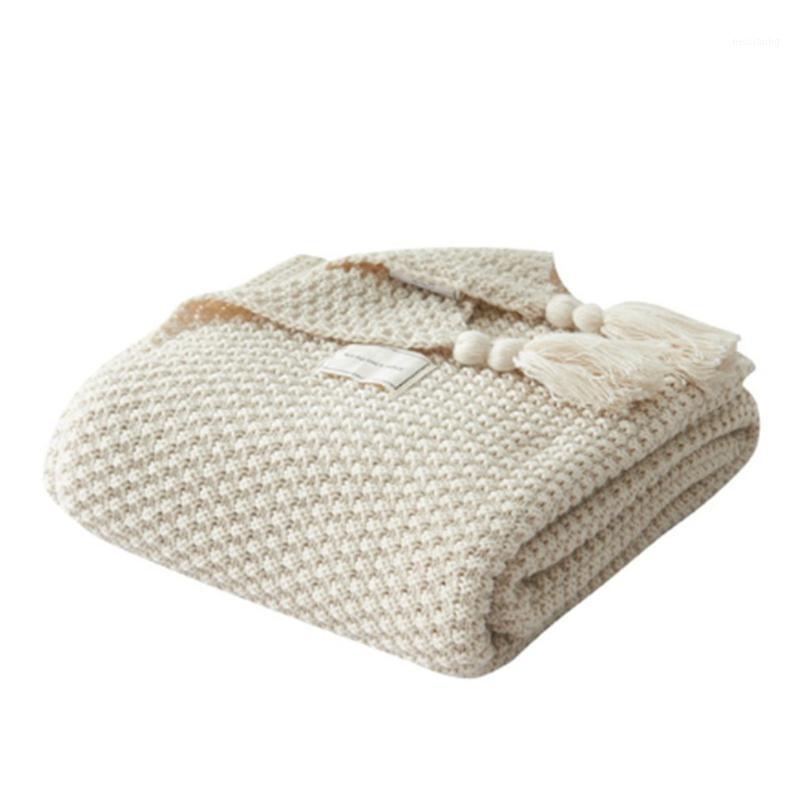 

Super Warm Soft Blankets Bedspread on the Bed Sofa Blanket Tassel Knitting Ball Wool Leisure Soft Warm Blankets for Home1