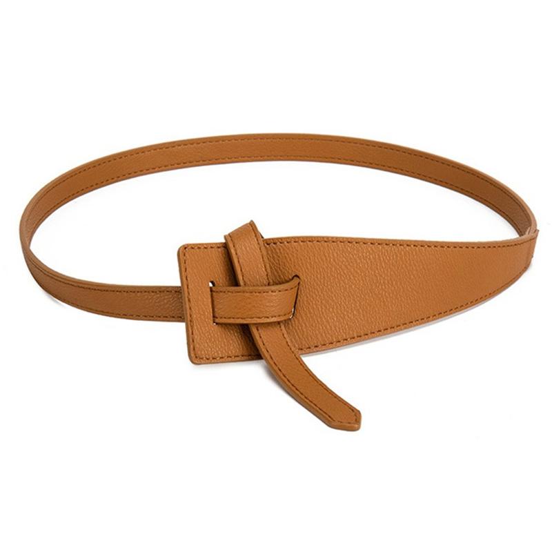 

Belts Ly Ladies Belt Personality Long Wide Design Stitch Women Fashion Wild Dress Decoration Accessories Spring Autumn, Black