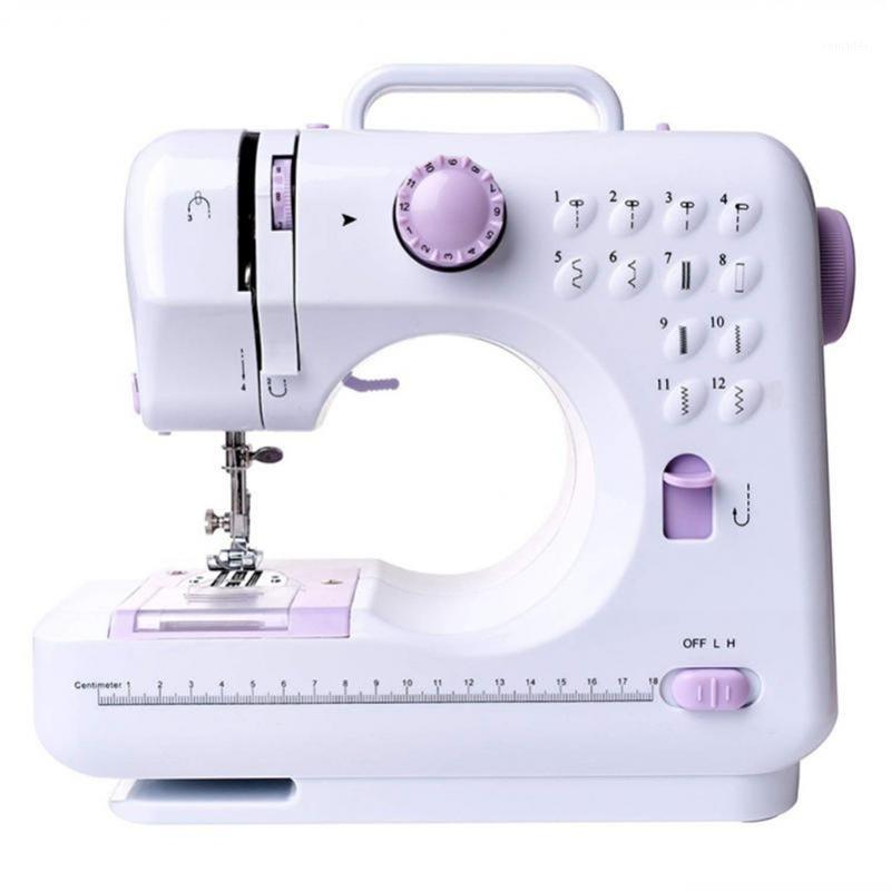 

Mini 12 Stitches Sewing Machine Household Multifunction Double Thread And Speed Free-arm Electric Sewing Machine1