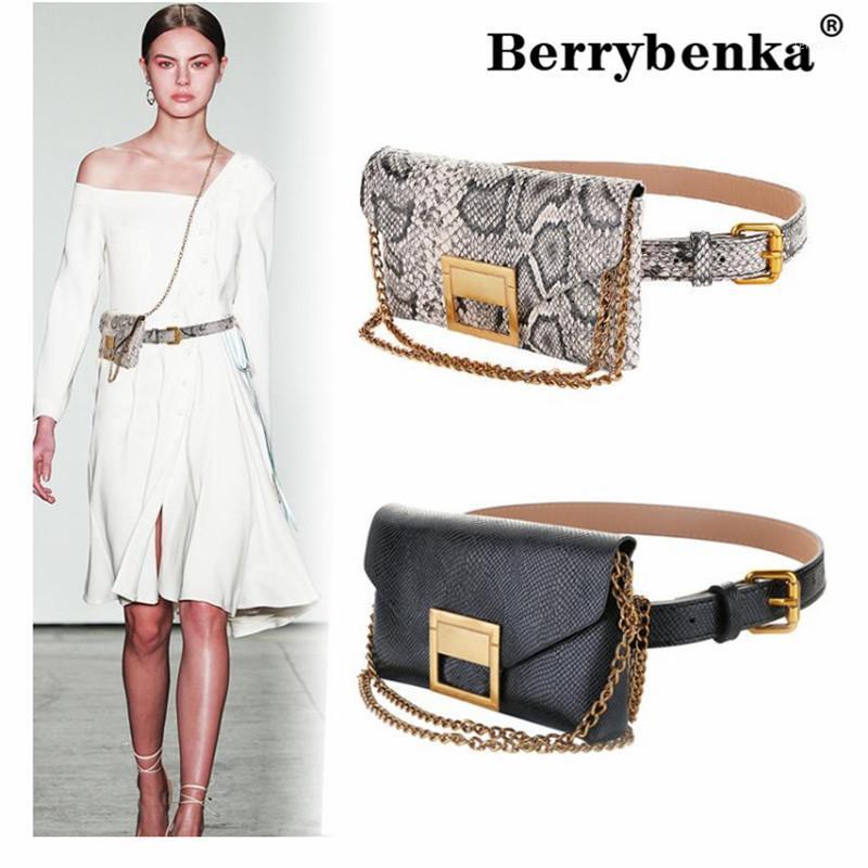 

Berrybenka Sexy Pack Waist Packs Hip Bag Fashion Women 2021 Waistband Waist Bags Lady Adjustable Belt Bag Travel Purse1, Black