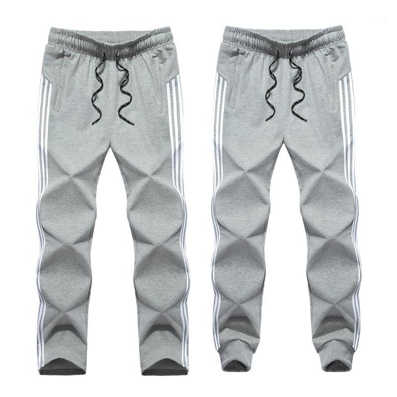 

2020 New sweatpants men's spring autumn Climb small foot straight pants student Euro Sport Running Trousers Plus Size Oversized1, Black