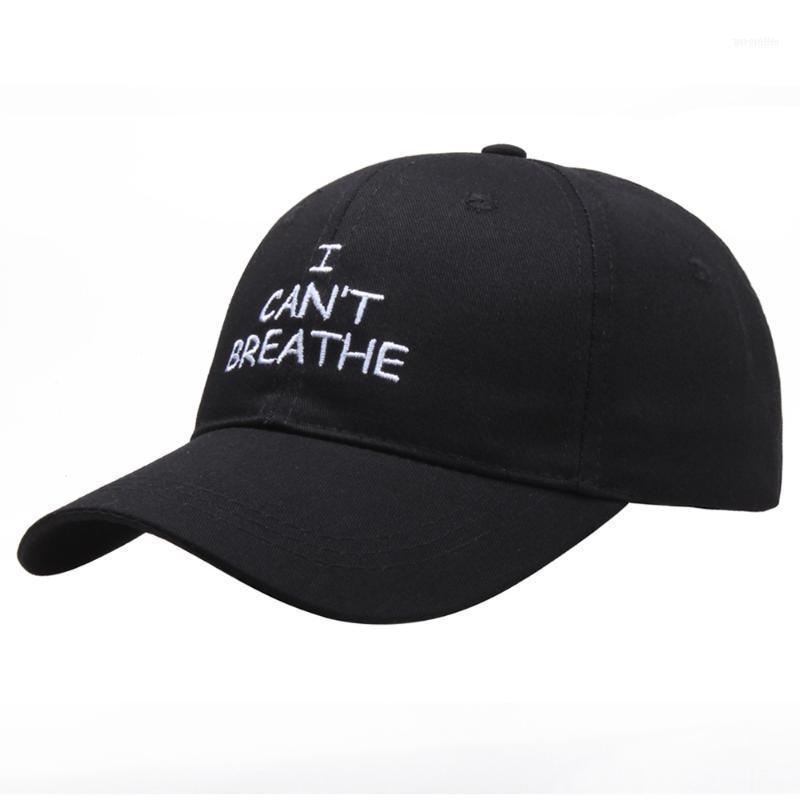 

American Protest I Can't Breathe Cotton Baseball Cap Black Letter Embroidery Leisure Sports Hat 58cm Adjustable11