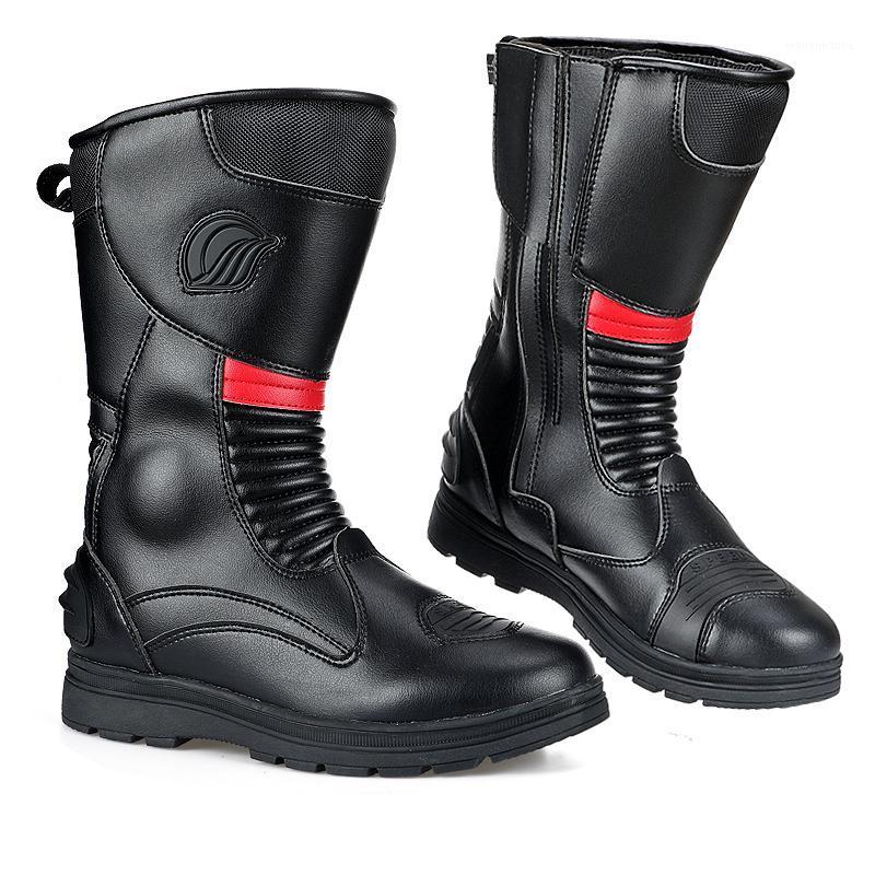 

Riding Tribe New Motorcycle Boots Men Women Waterproof Long Shoes Mid-calf Motorbike Footwear1