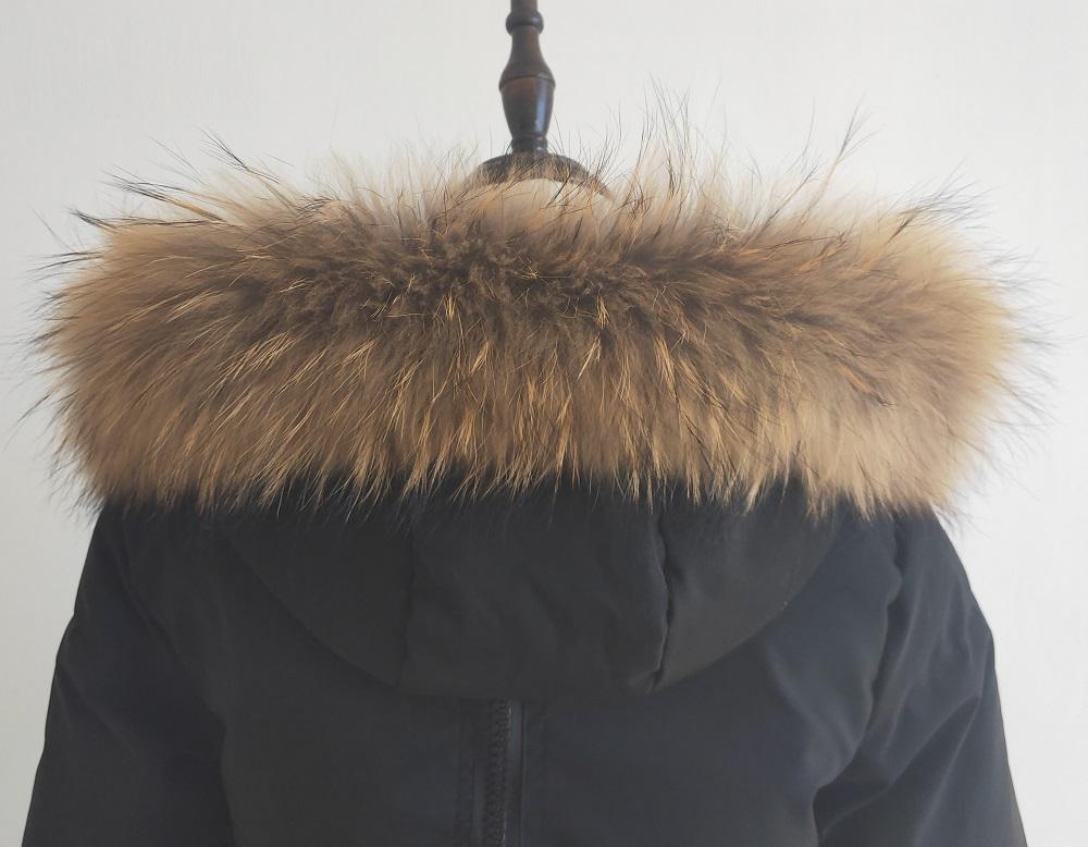 

Real Raccoon Fur Collar Scarf For Women Down and Parka Dedicated Collar Fashion
