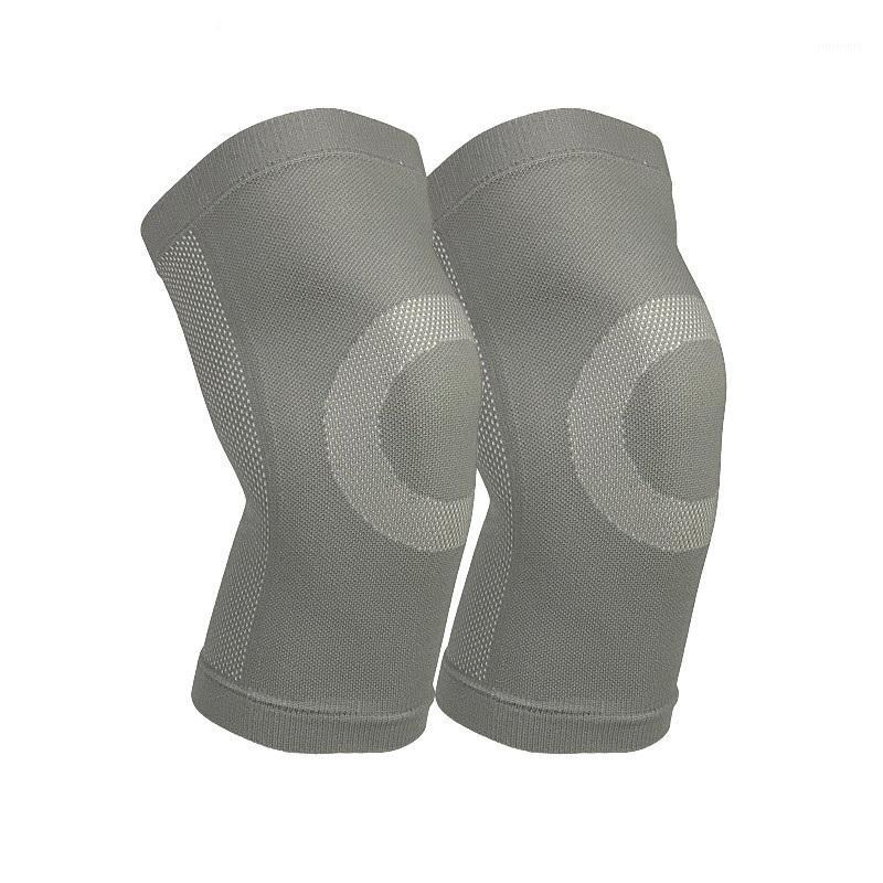 

1 Pairs Ultra-thin Nylon Elastic Knee Pads Winter Warm Knee Sleeve Sports Fitness Running Basketball Volleyball Brace Support1, Black