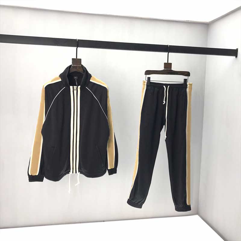 

New high quality fashion 100% cotton horseshoe reflective leisure sports suit men and women tide vertical collar slim Casual Loose Sweater, Shipping supplement