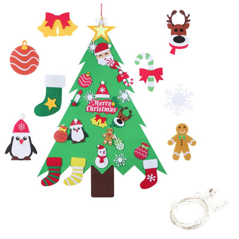 

Xmas Three-dimensional Felt Christmas Tree Diy Xmas Decoration (Assorted Color