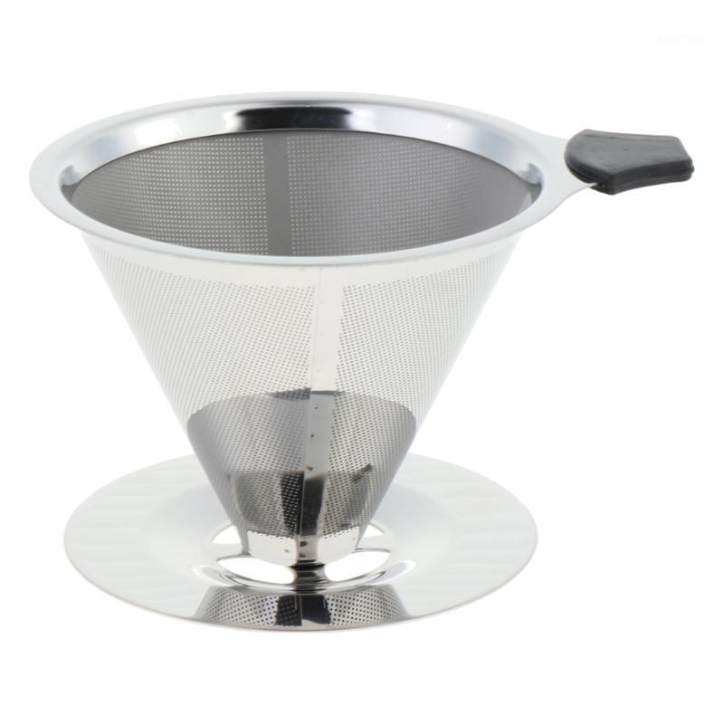 

Stainless Steel Filter Reusable Double Layer Coffee Filter Basket, Reusable Permanently, No Need To Use Paper1
