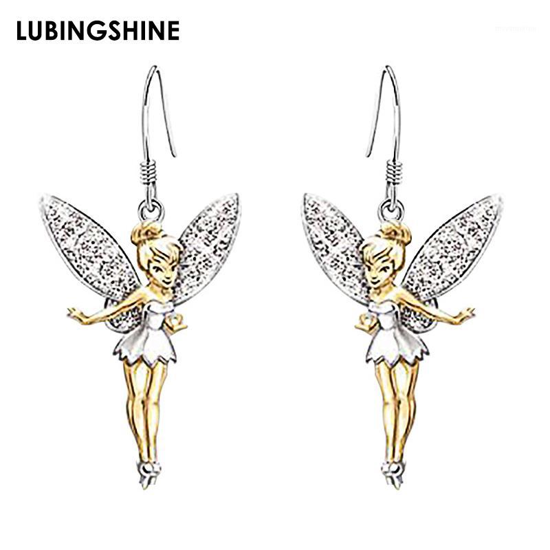 

Fashion Gold Color Fairy Elf Earrings Charm Dancer Dangle Earrings For Women Girl Gift Banquet Party Jewelry Accessories1