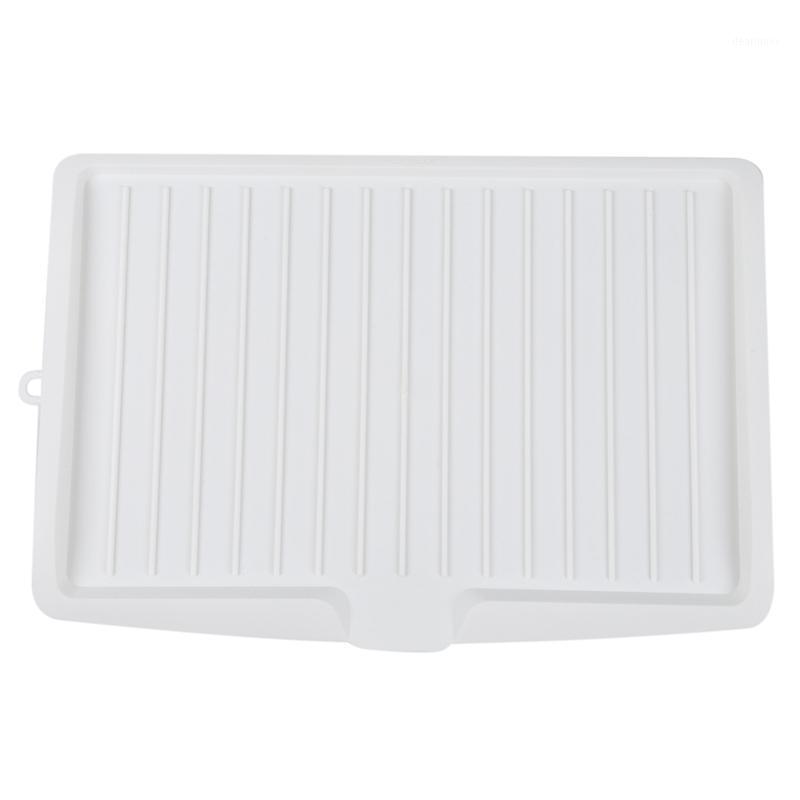 

Plastic Dish Drainer Drip Tray Plate Cutlery Rack Kitchen Sink Rack Holder Large1
