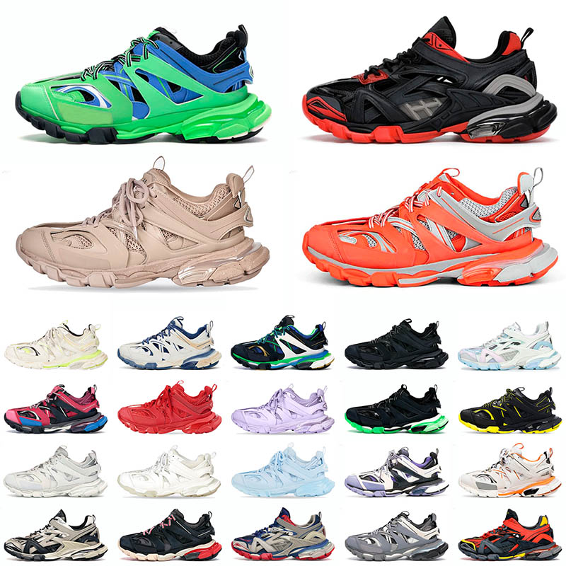 

Paris 17FW Fashion Luxury Designer Dad Shoes Triple S Men Women Casual Shoes Track 3.0 Sneakers Silver Black Grey White Royal Blue Shiragiku Trainers, A17 white pink 36-40