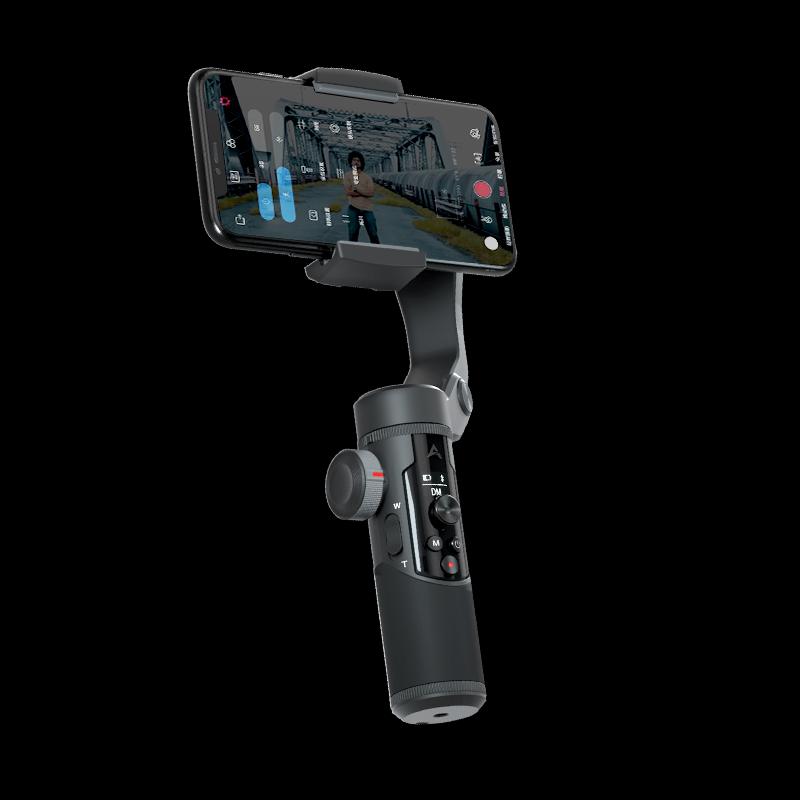

Aochuan smart XR mobile phone stabilizer anti shake small portable foldable live vlog artifact handheld pan tilt