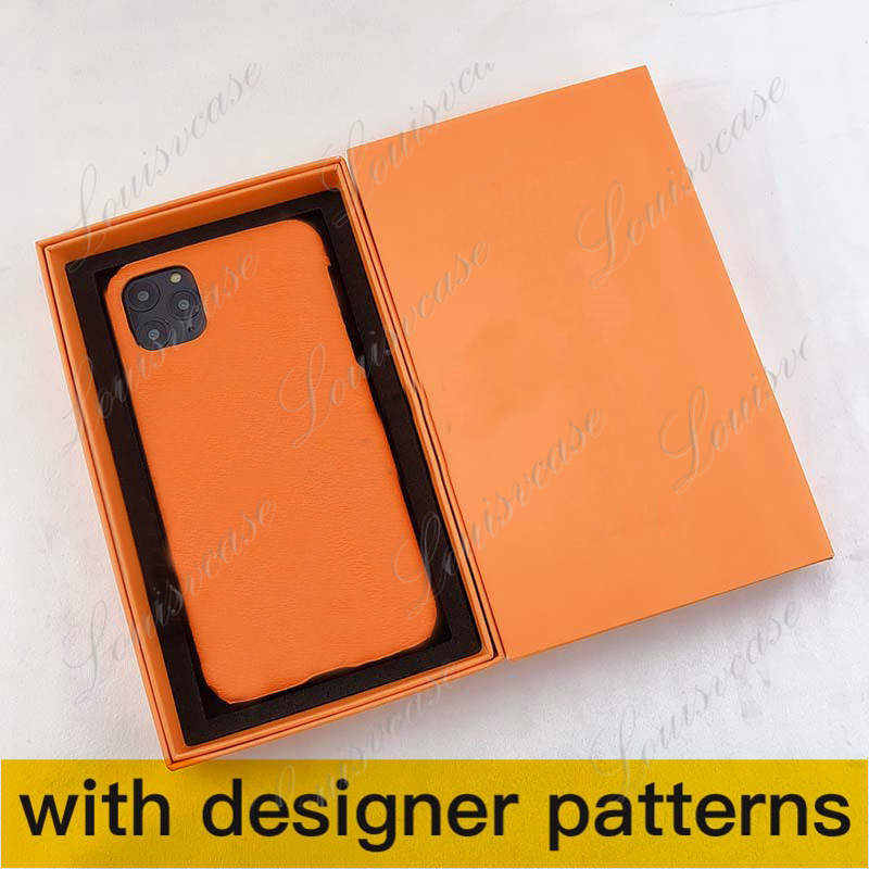 

8colour Fashion Phone Cases for iPhone 14 14promax 14plus 12promax 11 13pro 13promax X XR XSMAX case PU leather shell designer Samsung s22ultra s22plus cover WITH BOX, Black +l logo
