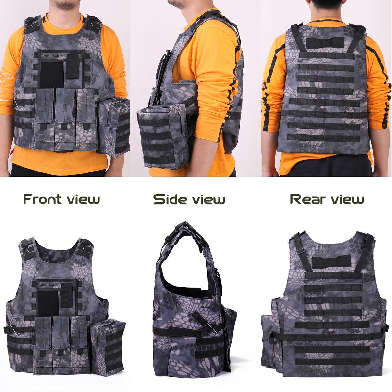 

Multi-functional Breathable Vest Outdoor Quick Disassembly CS Field Protections Vest Training Equipment 2020 New Style, Type b