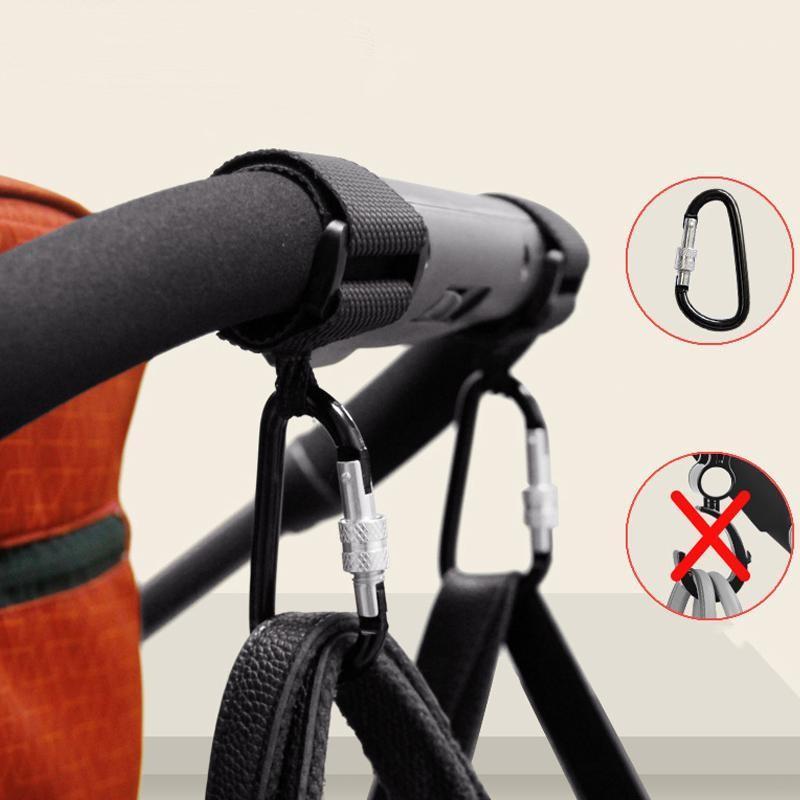 

Baby Stroller Accessories Multi Purpose Baby Stroller Hook Shopping Pram Hook Prop Hanger Metal Convenient1
