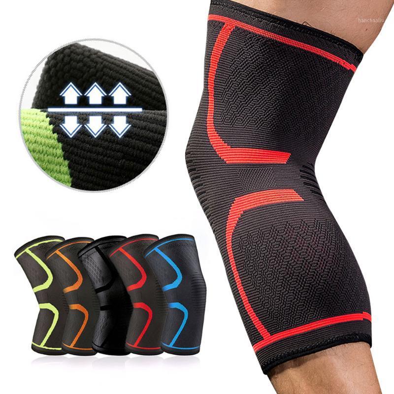 

1 Pair Fitness Knee Support Men Women Knee Compression Sleeves Joint Pain Arthritis Relief Running Elastic Brace Pads With1, Red