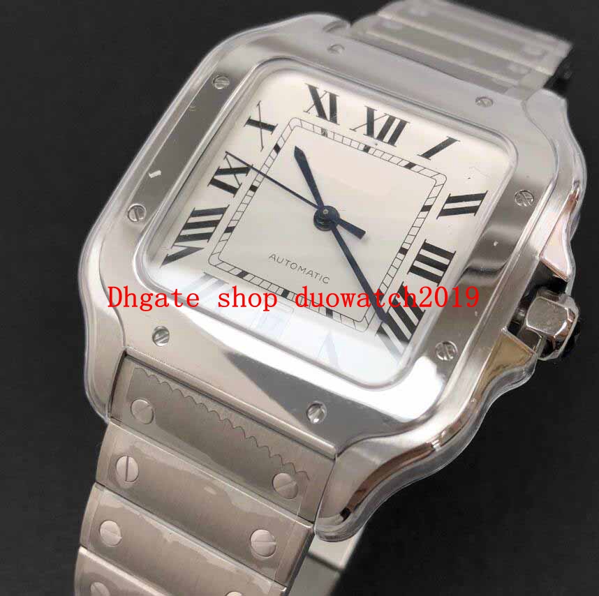 

Mens Modern Basel Best Quality Classic High Quality 40mm band Sandus Series White Dial Roman dial 316L Wristwatch