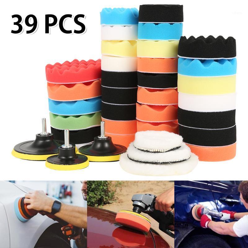 

39Pcs/set Polishing Pad Kit Buffing Pads Car Care Polisher Waxing Polishing Set1