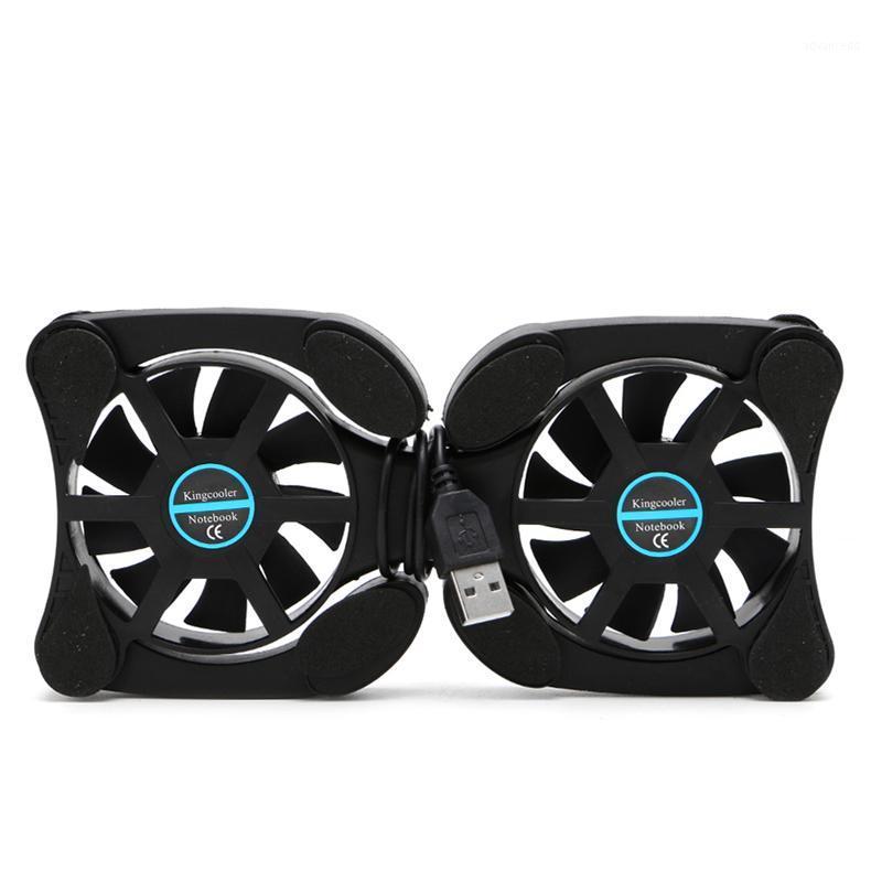 

Foldable Cool Cooler Cooling USB Dual Fans Notebook Stand Fan Pad w/2 Fan for 14.1'' Laptop Notebook1